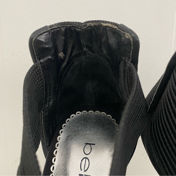Bebe Elegant Black Platform Heels size 7 - Picture 8 of 9